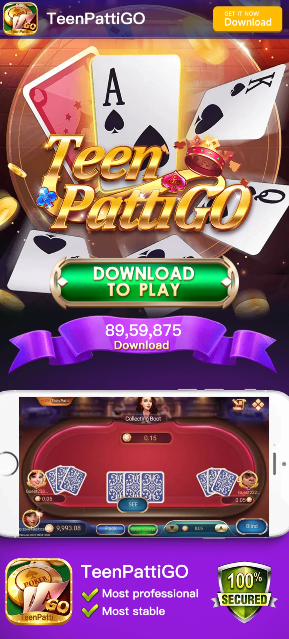 Teen Patti Go App Download